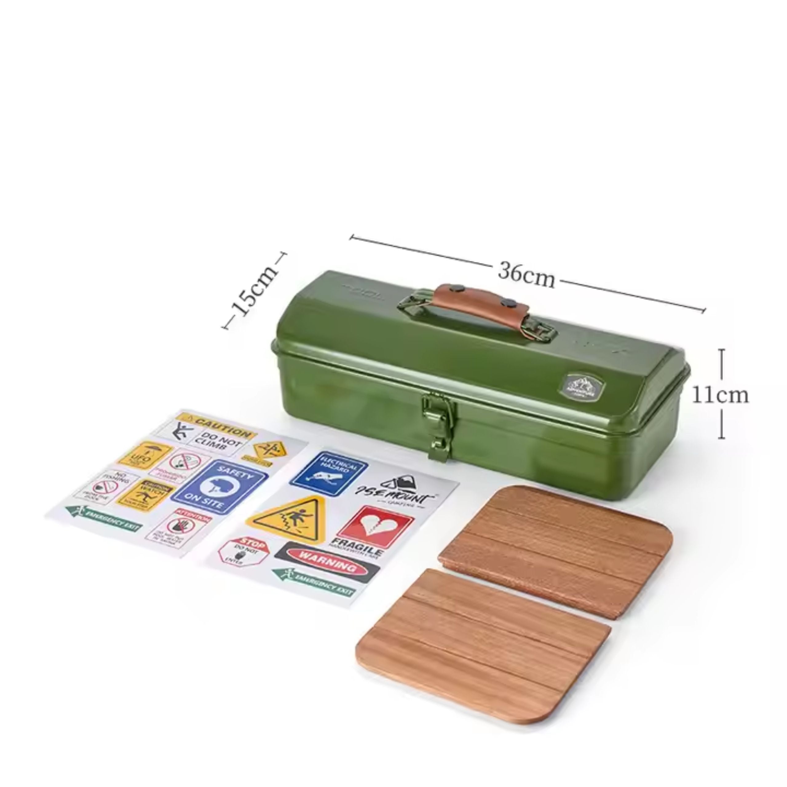 Portable Camping Picnic Hand Box Metal Tools Storage Box